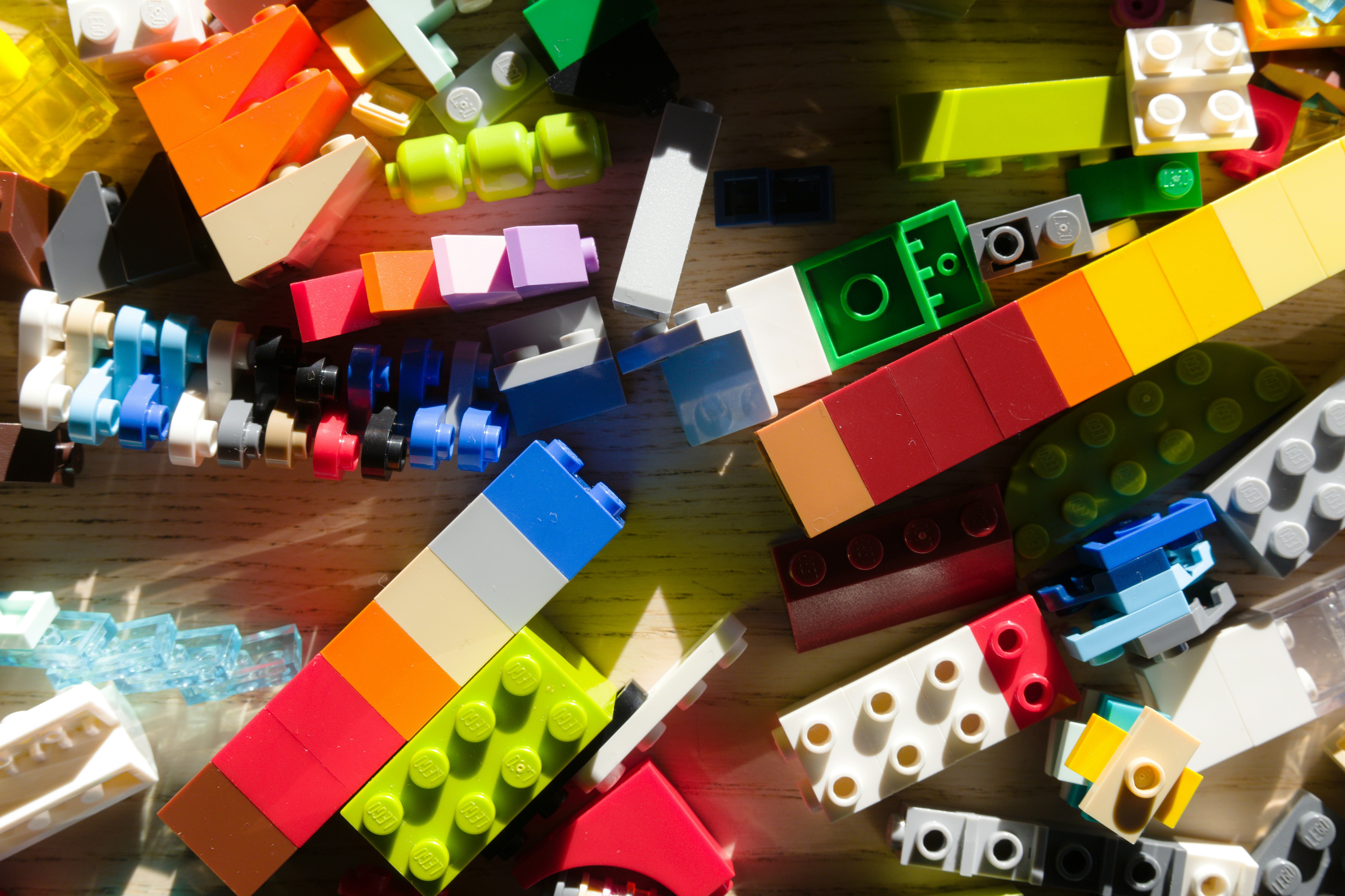 multi colored children's play bricks - fair use article